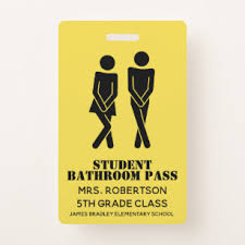 Unique storage ideas for a small bathroom. Personalized Bathroom Pass Gifts On Zazzle