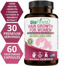 Biotin for hair growth is various articles in the internet pertain to biotin supplements that disseminate different facts and opinions. Hair Growth Supplement For Women Vitamins For Natural Healthier Rich Hair With Vitamin B Biotin Thiamin 60 Capsules