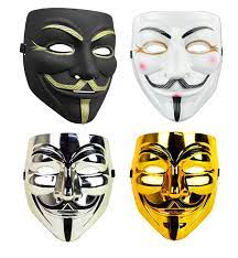 4.5 out of 5 stars 481. Hacker Mask For Kids Anonymous V For Vendetta Mask 4 Pack Buy Online In Germany At Desertcart De Productid 72301834