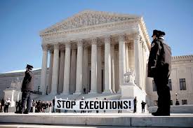 Image result for 1972 - The U.S. Supreme Court ruled that the death penalty could constitute "cruel and unusual punishment." The ruling prompted states to revise their capital punishment laws.