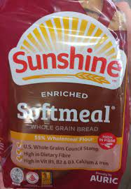 A great choice for vegans too. Enriched Softmeal Whole Grain Bread Sunshine 400 G