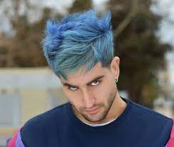 Would You Dare To Do Something Like That Haircut Dani Nasto Skg Cool Colour Mensfashion Men Haircut Dyed Hair Men Mens Hair Colour Short Dyed Hair