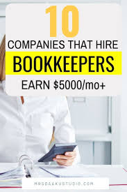 Bookkeeping Jobs From Home 6 Companies That Hire Virtual Bookkeepers In 2020 Bookkeeping Business Bookkeeping Work From Home Jobs