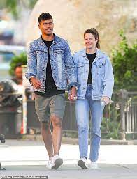 It is also expected that the relationship may turn into a wedding very soon because both woodley and volavola are very. Shailene Woodley And Boyfriend Ben Volavola Kiss Following Her Time At Gma And Siriusxm Daily Mail Online