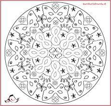 Mandala Di Carnevale Da Stampare E Colorare Genitorialmente Carnevale Decorazioni Carnevale Mandala