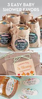 3 Easy Baby Shower Favor Ideas Baby Shower Favors Easy Simple Baby Shower Baby Shower Favors