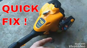 Poulan Pro Weed Eater Won T Start Fuel Line Repair Starts For A Second On Choke Youtube