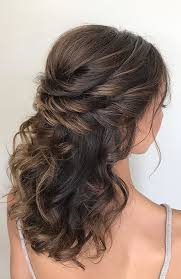 30 Chic Bridal Hairstyles For Your Special Day Bridal Hair Half Up Curly Prom Hair Elegant Wedding Hair