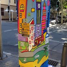 Perception By Lizz Robb Urban Smart Art Projects In Brisbane Open Again In 2013 C Would Love To Do Box Art Street Art School Painting