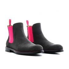 Mit innovativen materialien und viel liebe zum detail fertigen wir nachhaltige und langlebige chelsea boots für jeden anlass. Serfan Chelsea Boot Damen Wildleder Grau Pink