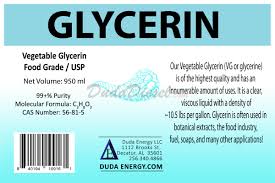 1 Liter of Glycerin USP Food Grade 99.7+% Pure Derived from Soy / Vegetable Glycerine