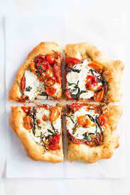Caprese Pizza With Garlic Herb Crust Recipe Pizza Recipes Homemade Pizza Recipes Easy Yummy Homemade Pizza