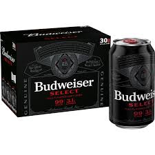 Budweiser Select Light Beer 30 Pack 12 Fl Oz Cans 4 3 Abv Walmart Com Walmart Com