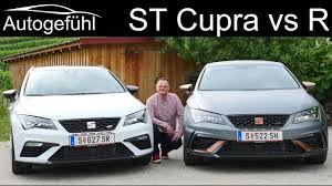 Die brengt niet alleen winst tegen de klok (0 naar 100 km/u in 4,9 seconden), maar hij blijkt ook veel efficiënter. Seat Leon St Cupra 300 Carbon Edition Vs Leon Cupra R Comparison Review Autogefuhl Youtube