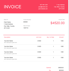 Download A Animation Invoice Template Invoice Design Template Invoice Template Invoice Template Word