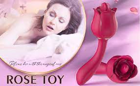Amazon Com Rose Toy 2 In 1 Clitoral Licking Vibrating Vibrator Clit Nipple Dildo Rose Vibrators Clitoris Stimulator With 9 Licktion Patterns 9 Strong Vibration Adult Sex Toys For Women Couples