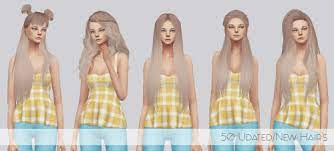 Mega Hair Pack For The Sims 4 Spring4sims Hair Pack Sims 4 Sims