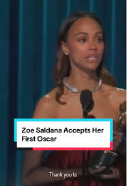 Zoe Saldaña's Acceptance Speech