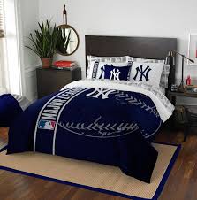 Full size bedding made to order. New York Yankees Mlb Full Comforter Bed In A Bag Soft Cozy 76in X 86in Full Comforter Sets Comforter Sets Yankee Bedroom