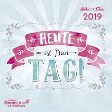 Sheepworld Boho 2019 Greenline Mini Broschürenkalender Kreative