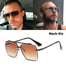 New 2020 Fashion Classic Mach Six Style Gradient Sunglasses Cool Men Vintage Brand Design Sun Glasses Gozluk