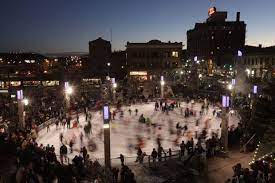 Iceskating In Downtown Rapidcity Southdakota Click The Link To See More Pictures From Downtown During Th Festival Lights Rapid City South Dakota Rapid City