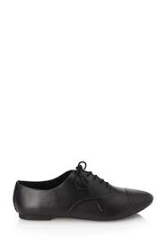 Faux Leather Oxfords Oxford Schuhe Fur Frauen Schwarze Lederschuhe Oxford Schuh