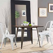 Walnew Set Of 4 Distressed Style Stackable Kitchen Dining Bistro Cafe Metal Chairs Distressed White Walmart Com In 2020 Metal Chairs Restaurant Chairs Distressed White