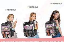 Amazon.com | Clear Backpack for Girls, School Kids Heavy ...