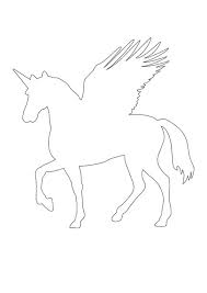 Coloring pages of unicorns and pegasus. Pegasus Unicorn Silhouette Coloring Page Unicorn Coloring Pages Coloring Pages Mermaid Coloring Pages