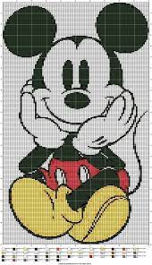 52 stitches x 60 stitches colours: Disney Cross Stitch Patterns Mickey Mouse Novocom Top