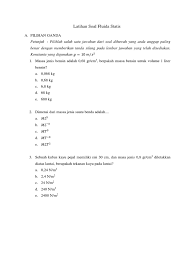 Check spelling or type a new query. Latihan Soal Fluida Statis Siap Print