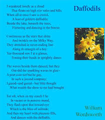 Daffodils Daffodils Daffodils William Wordsworth Daffodils Poem