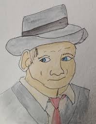 5 x 8 Moleskine sketchbook of a fella named Ben Jarrell. The hat took  forever