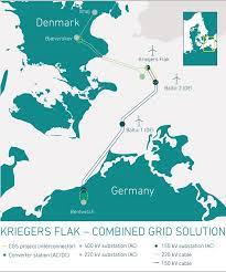 Denmark's largest offshore wind farm. Kriegers Flak Combined Grid Solution Energinet