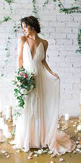 Pin By Imiki Gilis On Fashion Sweep Train Wedding Dress Wedding Dress Train Greek Wedding Dresses
