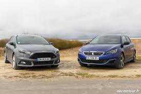Essai peugeot 308 gt : Essai Ford Focus St Peugeot 308 Gt Diesel Muscles Pour Deux Compactes Bien Differentes
