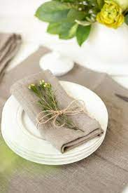 Simple Wedding Linen Napkins For Rustic Barn Wedding Weddingnapkins Barnwedding Rusticwedding Wed Deco Mariage Champetre Linge De Mariage Mariage Champetre