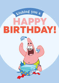 Sprüche zum geburtstag, lustige geburtstagssprüche. Spongebob Wishing You A Happy Birthday Birthday Cards Quotes Send Real Postcards Online