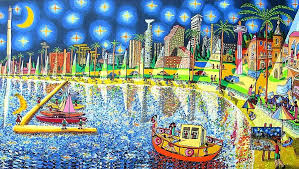 Starry Night After Van Gogh Naive Painting By Raphael Perez Painting By Raphael Perez Pages in category raphael perez. after van gogh naive painting