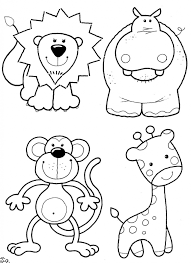 Identify 15 different creatures in these animal coloring sheets. Animal Coloring Pages Toddlers Coloring Home