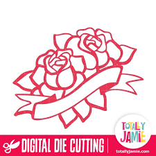 Download Vintage Roses Ribbon Totallyjamie Svg Cut Files Graphic Sets Clip Arts