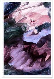 The work is not meant to duplicate the real appearance of an item. Abstract Pink And Purple Poster Juniqe