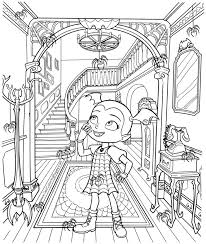 Follow along as vampirina adjusts to her new home. Get This Vampirina Coloring Pages Vampirina In An Old Castle