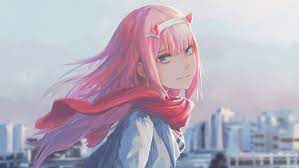Maybe you would like to learn more about one of these? Wallpaper Id 102221 Anime Anime Girls Zero Two Darling In The Franxx Darling In The Franxx Pink Hair White Skin Fan Art