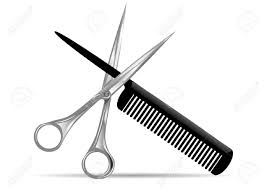 Download this barber comb and scissors vector, scissors clipart, decoration, vector transparent png or vector file for free. Hairdressing Scissors And Comb Isolated On White Royalty Free Cliparts Vectors And Stock Illustration Image 21657383