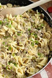 Creamy Beef Noodles Recipe Dinner With Ground Beef Beef Dinner Beef And Noodles