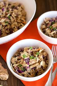 Chicken is one of my favorite ingredients to use in a slow cooker. Easy Thai Chicken Salad With Canned Chicken Low Carb Yum