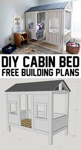 Diy Cabin Bed The House Of Wood Cabane Diy Chambre Enfant Idee Chambre Enfant