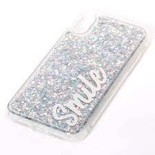 All you have to do to enter the giveaway is click th. Smile Silver Glitter Liquid Fill Phone Case Fits Iphone Xr Claire S